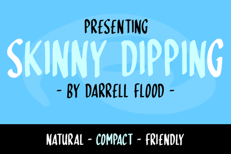 Skinny Dipping font